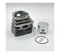 LUhvSW Parti di Ricambio Kit Cilindro pistone Motore da 46 mm e 45 mm Adatto for H-SQVARNA 51 55 Rancher Garden Power Tools Motosega a Benzina Parti #503 60 91 71(HUS 51 45mm)
