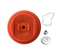 LUhvSW Pezzi di Ricambio Coltelli for Tosaerba, Garden Scenes, Accessori for Tosaerba, Parti for decespugliatore, Dado for Batteria al Litio Nera, Guarnizione Protettiva in plastica(Orange)