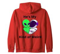 Lui è Il Mio Tipo di strana Coppia Design Nerd Love Felpa con Cappuccio