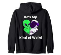 Lui è Il Mio Tipo di strana Coppia Design Nerd Love Felpa con Cappuccio