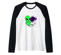 Lui è Il Mio Tipo di strana Coppia Design Nerd Love Maglia con Maniche Raglan