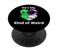 Lui è il mio tipo di strana coppia Design Nerd Love PopSockets PopGrip Adesivo