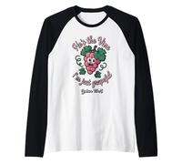 Lui è la vite. Sono solo Grapeful John 15:5 Maglia con Maniche Raglan