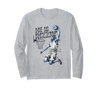 Lui è Rizzin Jesus Basketball Maglia a Manica
