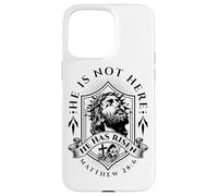 Lui non è qui è risorto Gesù Cristo Dio Retro Christian Custodia per iPhone 15 Pro Max