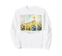 Lui Non è Qui, è risorto Pasqua Cristiano Gesù Pasqua Felpa