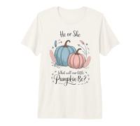 Lui o Lei Quale sarà La Nostra Piccola Zucca Essere Halloween Genere Maglietta Premium