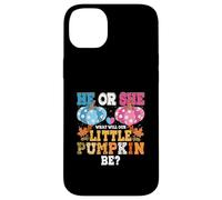 Lui o Lei What Will Our Little Pumpkin Be Autumn Baby Shower Custodia per iPhone 14 Plus