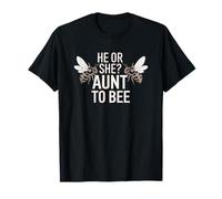 Lui O Lei Zia To Bee Genere Rivela Divertimento Maglietta