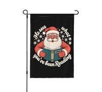Lui vede cosa hai letto Bandiera da giardino Bandiere da giardino personalizzate 12x18 Striscione da giardino