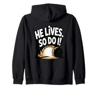 Lui Vive. così Faccio io! Resurrezione Felpa con Cappuccio