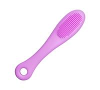 Luieonm Spazzola per il mento per il mento, morbida spazzola per la pulizia del mento in silicone, antiscivolo, multifunzionale, per animali domestici, per cani e gatti