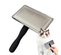 Luieonm Spazzole per animali domestici per cani, spazzola per la toelettatura del cane, pettine massaggiante con aghi in metallo, strumento per rimuovere il sottopelo e rimuovere il sottopelo