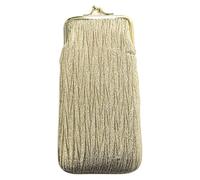 Luigi 80340gd Custodia per Occhiali, Oro, Etichettalia Unica Donna