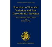 Luigi Ambrosio Nico Functions of Bounded Variation and Free (Copertina rigida)