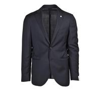 Luigi Bianchi Mantova, ,Suits ,Uomo ,Nero ,L Giacca Stondata