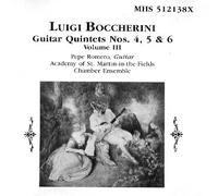Luigi Boccherini Guitar Quintets Nos. 4, 5 & 6