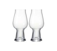 Luigi Bormioli Birrateque Craft - Bicchieri da birra IPA/bianco (set da 2), 530 ml, trasparenti