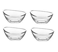 Luigi Bormioli Parma, set 4 coppette da 8 cm, in vetro cristallino trasparente