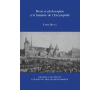 Luigi Delia Droit et Philosophie à la Lumière de l'Encyclopédie (Tascabile)
