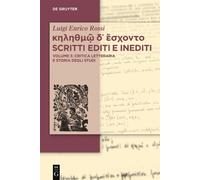 Luigi Enrico Rossi κηληθμῷ δ᾽ ἔσχοντο Scritti editi e inediti (Copertina rigida)