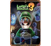Luigi's Mansion 3 (You're in for a Fright) poster retrò metallo cartello vintage metallo targa per bar bar decorazione da parete casa 30,5 x 20,3 cm