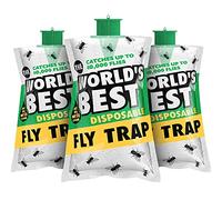 Luigi's World's Best Fly Catcher - Trappola per mosche per interni ed esterni - cattura mosche da giardino con esca - trappole usa e getta - per uso domestico e commerciale