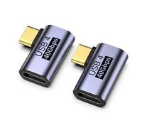 LUIRSAY USB C 90 Grado 2PCS 40Gbps PD100W 8K@60Hz USB C Adapter