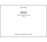 Luis De Pablo-Duo per Due Clarinetti in Si B