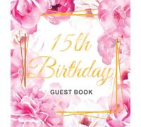Luis Lukesun 15th Birthday Guest Book (Copertina rigida)