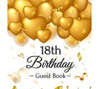 Luis Lukesun 18th Birthday Guest Book (Copertina rigida)