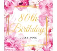 Luis Lukesun 80th Birthday Guest Book (Copertina rigida)