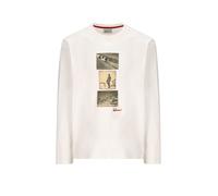 LUIS TRENKER Langarmshirt LUBODE bianco | S