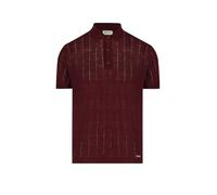 LUIS TRENKER Trachtenpoloshirt LUVIC rosso scuro | S