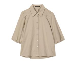 Luisa Cerano - 238685/3716-0 Camicetta in misto lino - - Blouses & Shirts - Donna - Beige - L