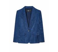 LUISA CERANO Blazer in velluto a coste blu | 44