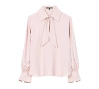 Luisa Cerano, ,Blouses & Shirts ,Donna ,Beige ,S Schluppenbluse aus Seiden-Mix