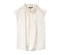 Luisa Cerano, ,Blouses & Shirts ,Donna ,Bianco ,L Camicia Senza Maniche in Seta