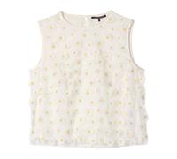 Luisa Cerano - Blusentop mit Blüten - - Tops - Donna - Bianco - S