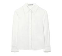 Luisa Cerano - Camicia in Voile di Cotone Bianco con Pizzo - - Blouses & Shirts - Donna - Bianco - M
