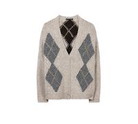 Luisa Cerano - Cardigan in misto alpaca fantasia - - Knitwear - Donna - Beige - S