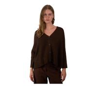 Luisa Cerano - Gilet a mantella - - Knitwear - Donna - Marrone - S