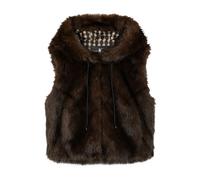 Luisa Cerano - Gilet in ecopelliccia - - Jackets - Donna - Marrone - M