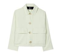 Luisa Cerano - Hemdblusenjacke aus Leinen-Mix - - Jackets - Donna - Verde - L