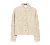 Luisa Cerano, ,Jackets ,Donna ,Beige ,XS Tweed Hemdjacke