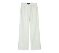 Luisa Cerano - Jeans a gamba larga con cintura da annodare - - Trousers - Donna - Verde - XL