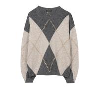 Luisa Cerano - Pullover in misto alpaca fantasia - - Knitwear - Donna - Multicolore - 2XL