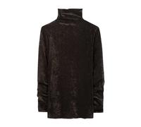Luisa Cerano - Samt-Turtleneck-Shirt - - Knitwear - Donna - Marrone - XL