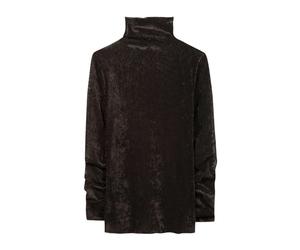 Luisa Cerano - Samt-Turtleneck-Shirt - - Knitwear - Donna - Marrone - XL