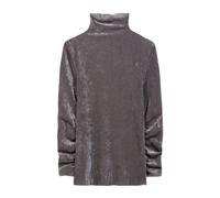 Luisa Cerano - Top a Maniche Lunghe in Velluto - - Knitwear - Donna - Grigio - M
